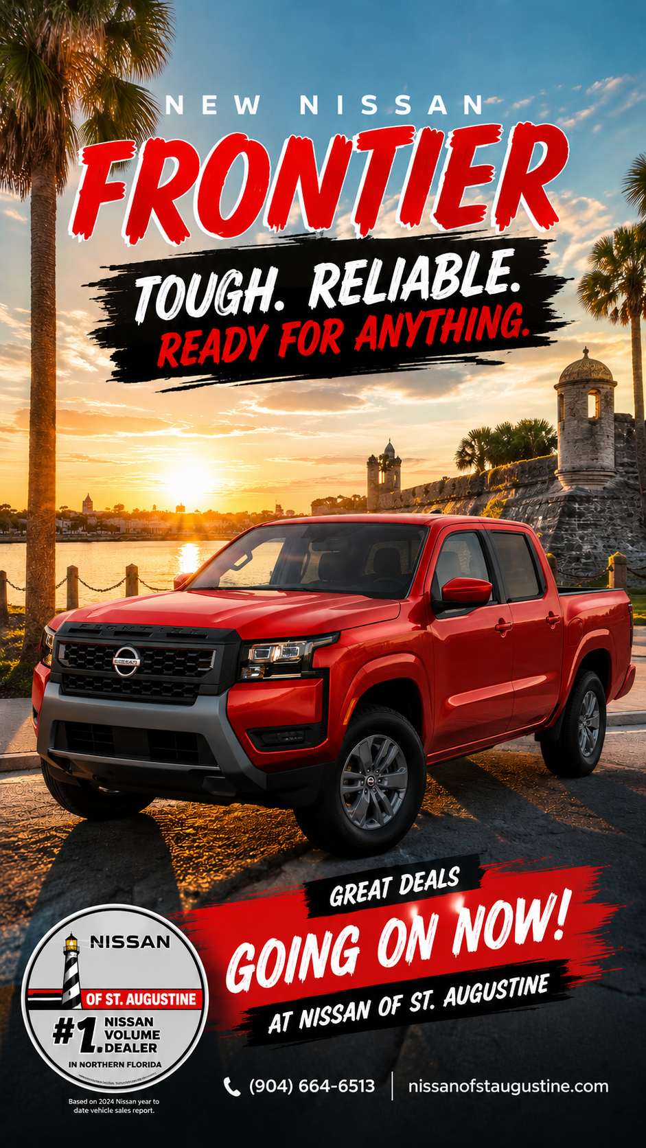 Nissan Frontier Facebook campaign creative