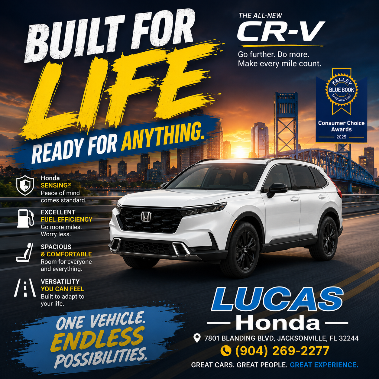 Lucas Honda CRV Facebook campaign creative